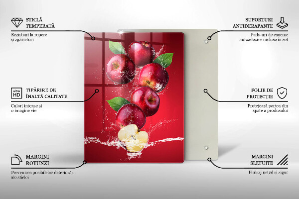 Protection plaque induction Pommes juteuses dans l'eau