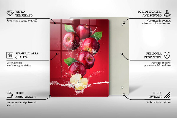 Protection plaque induction Pommes juteuses dans l'eau