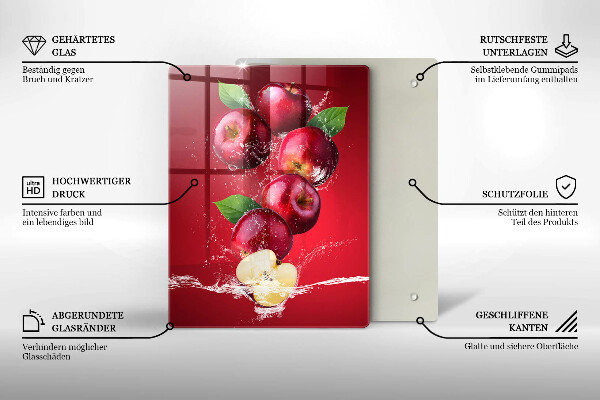 Protection plaque induction Pommes juteuses dans l'eau