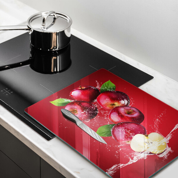 Protection plaque induction Pommes juteuses dans l'eau