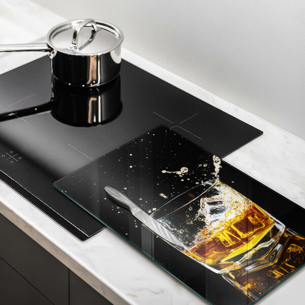 Protection plaque induction Un verre de whisky
