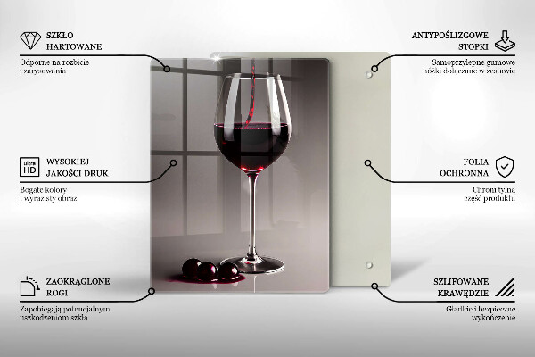 Protection plaque induction Verre et raisins