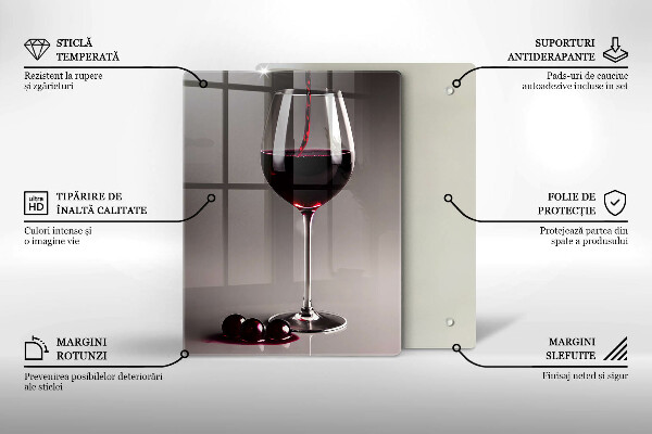 Protection plaque induction Verre et raisins