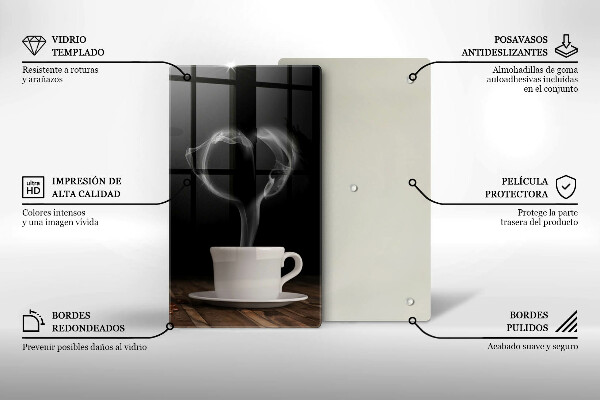 Protection plaque induction Coeur de tasse à café