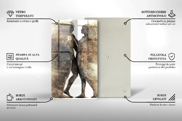 Protection plaque induction Corps de gens amoureux