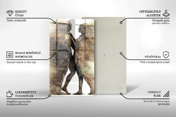 Protection plaque induction Corps de gens amoureux