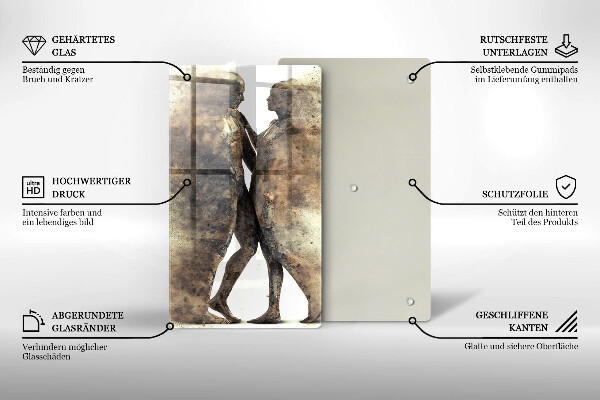 Protection plaque induction Corps de gens amoureux