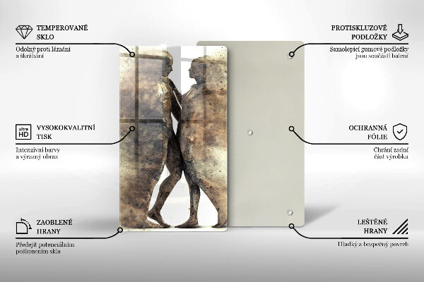 Protection plaque induction Corps de gens amoureux