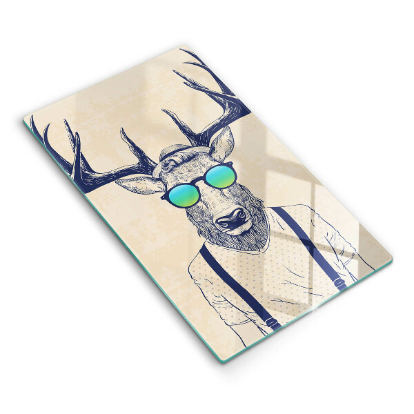 Protection plaque induction Illustration d'homme cerf