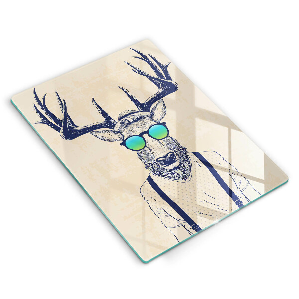 Protection plaque induction Illustration d'homme cerf