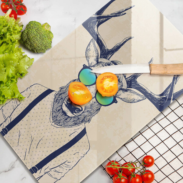 Protection plaque induction Illustration d'homme cerf