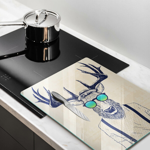 Protection plaque induction Illustration d'homme cerf