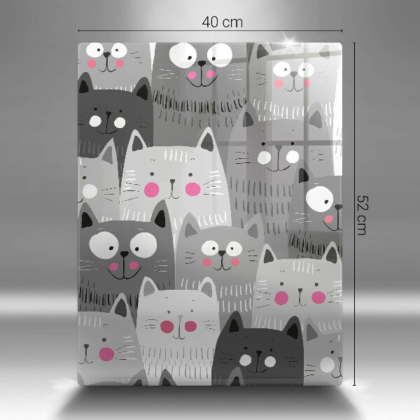 Protection plaque induction Illustration de chats