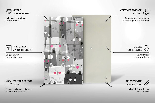 Protection plaque induction Illustration de chats