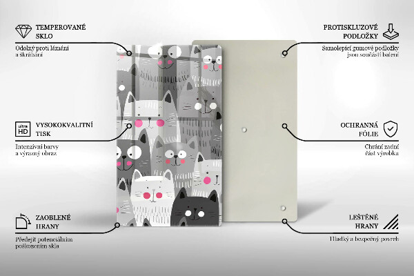 Protection plaque induction Illustration de chats