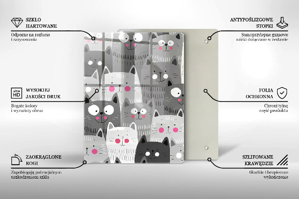Protection plaque induction Illustration de chats
