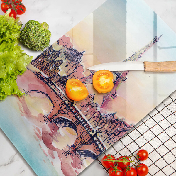 Protection plaque induction Paysage de Paris Tour Eiffel