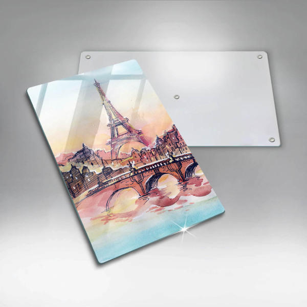 Protection plaque induction Paysage de Paris Tour Eiffel