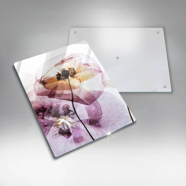 Protection plaque induction Fleurs délicates