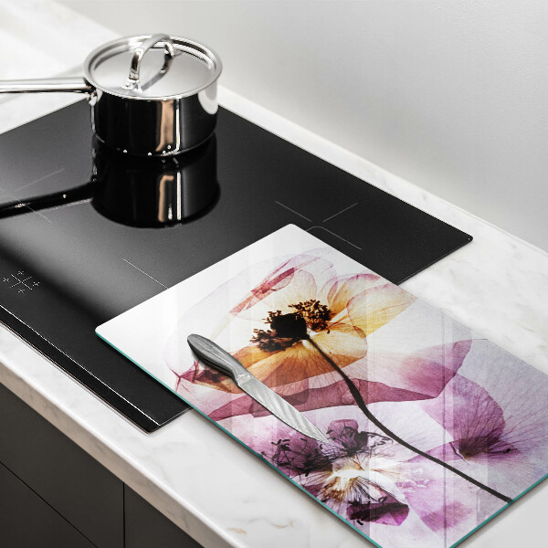 Protection plaque induction Fleurs délicates