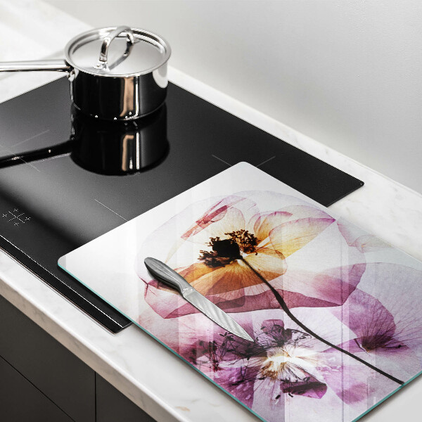 Protection plaque induction Fleurs délicates