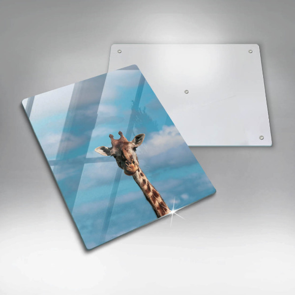 Protection plaque induction Girafe et ciel