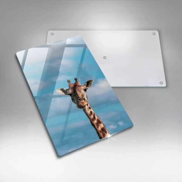 Protection plaque induction Girafe et ciel
