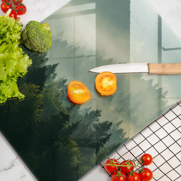 Protection plaque induction Vue paysage de la forêt