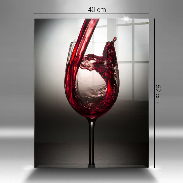 Protection plaque induction Verre et vin rouge