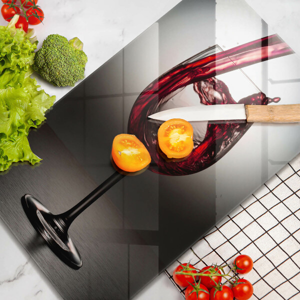 Protection plaque induction Verre et vin rouge