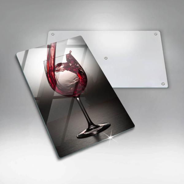 Protection plaque induction Verre et vin rouge