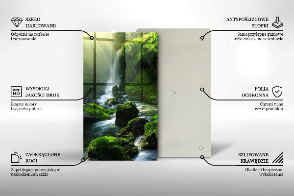 Protection plaque induction Cascade dans la jungle