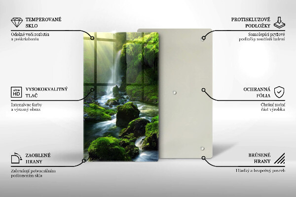 Protection plaque induction Cascade dans la jungle