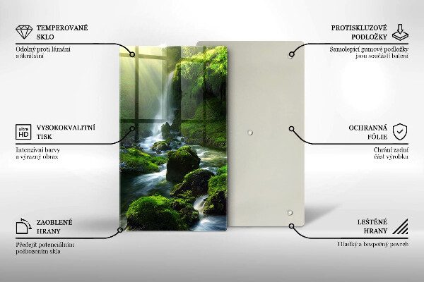 Protection plaque induction Cascade dans la jungle