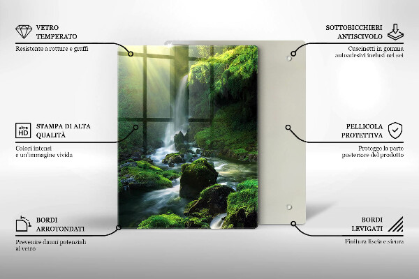 Protection plaque induction Cascade dans la jungle