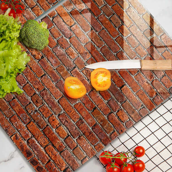 Cache plaque de cuisson Mur de mur de briques