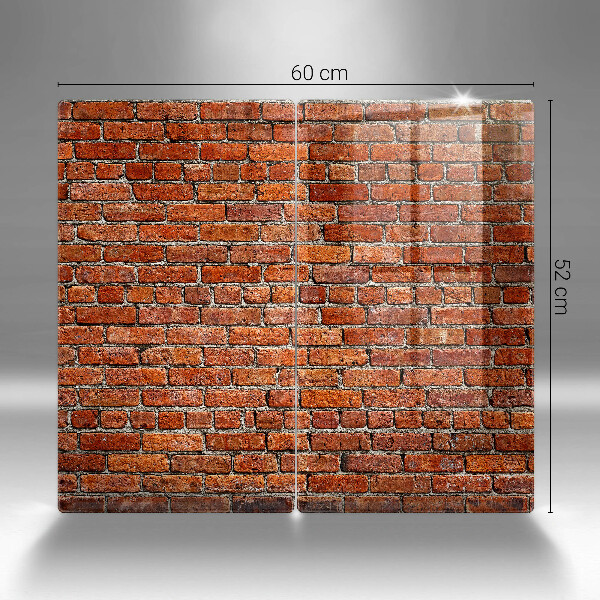 Cache plaque de cuisson Mur de mur de briques