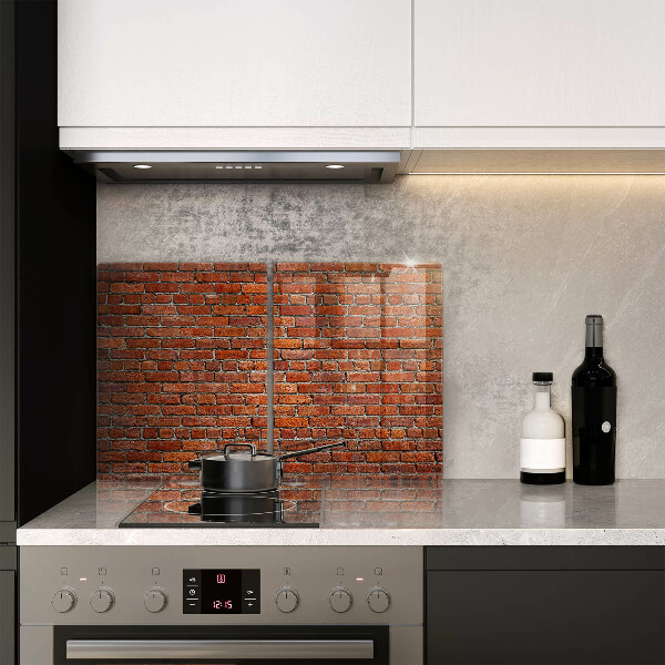 Cache plaque de cuisson Mur de mur de briques