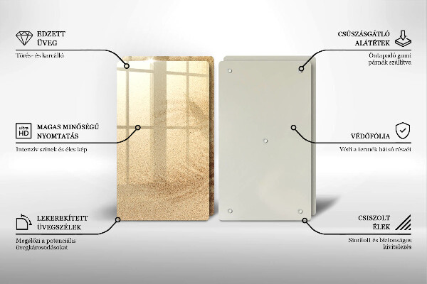 Cache plaque de cuisson Vacances à la plage et au sable