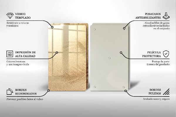 Cache plaque de cuisson Vacances à la plage et au sable