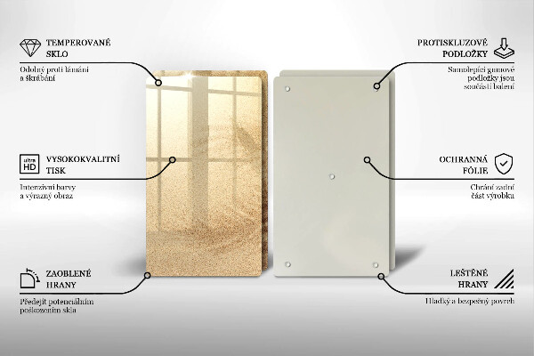 Cache plaque de cuisson Vacances à la plage et au sable