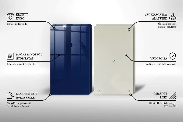 Protection plaque induction Couleur bleue