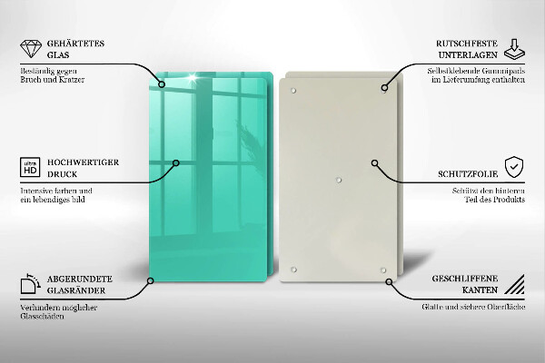 Protection plaque induction Couleur verte