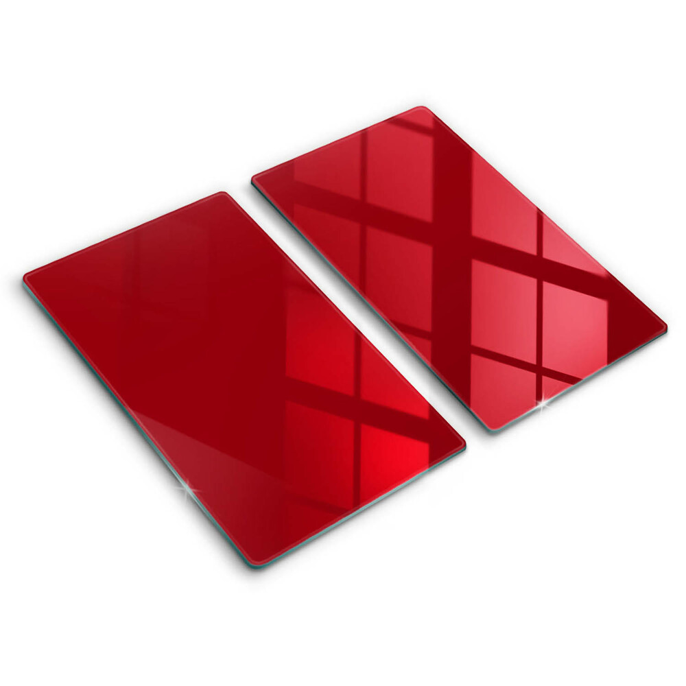 Protection plaque induction couleur rouge