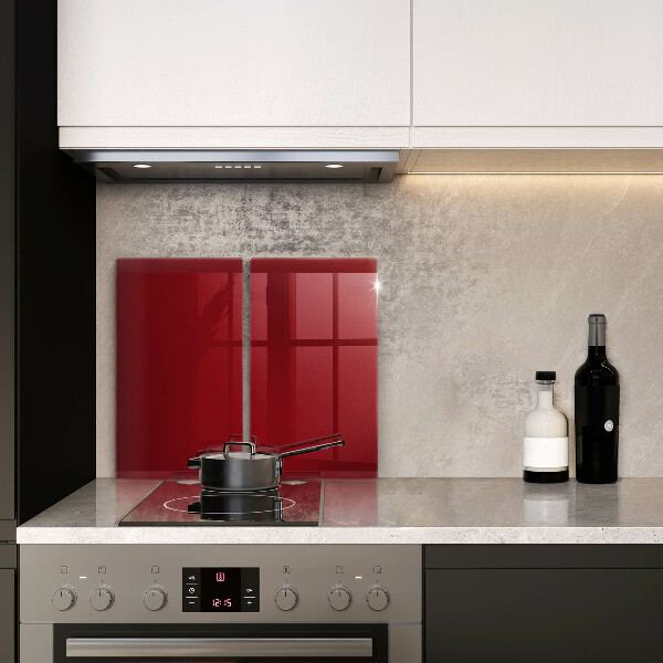 Protection plaque induction couleur rouge