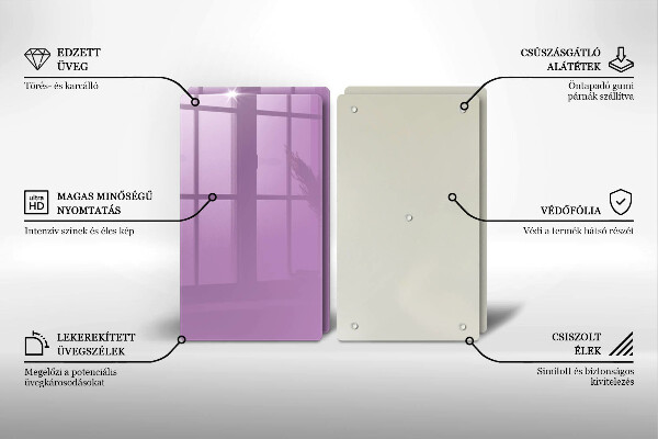 Protection plaque induction Couleur violette