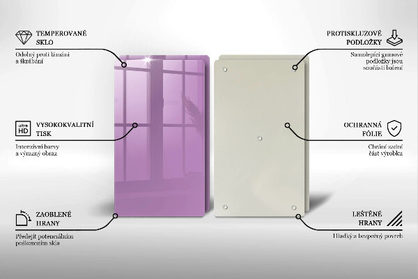 Protection plaque induction Couleur violette