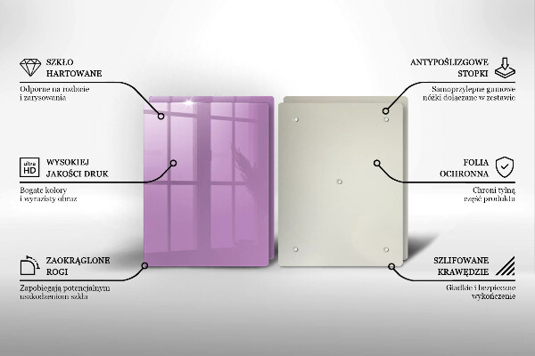 Protection plaque induction Couleur violette