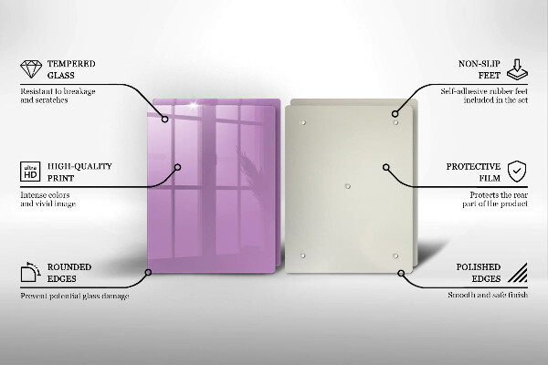 Protection plaque induction Couleur violette