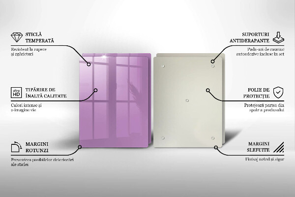 Protection plaque induction Couleur violette